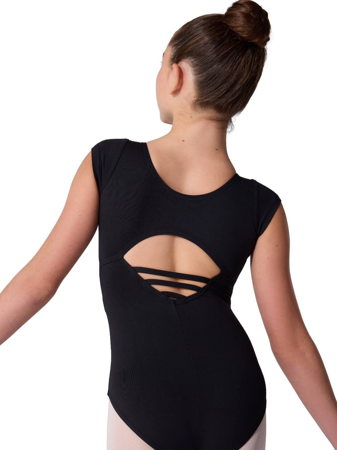 Capezio Studio Collection High Neck Cap Sleeve Leotard - Girls
