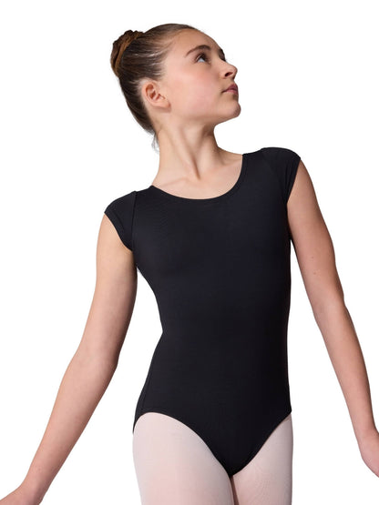 Capezio Studio Collection High Neck Cap Sleeve Leotard - Girls